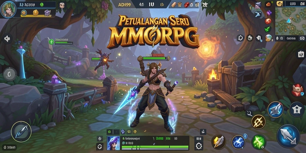 Gameplay seru dan interaktif di dunia MMORPG ADI99.
