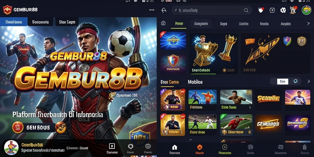 Screenshot gameplay GEMBUR88 menunjukkan pengalaman taruhan yang mengasyikkan.