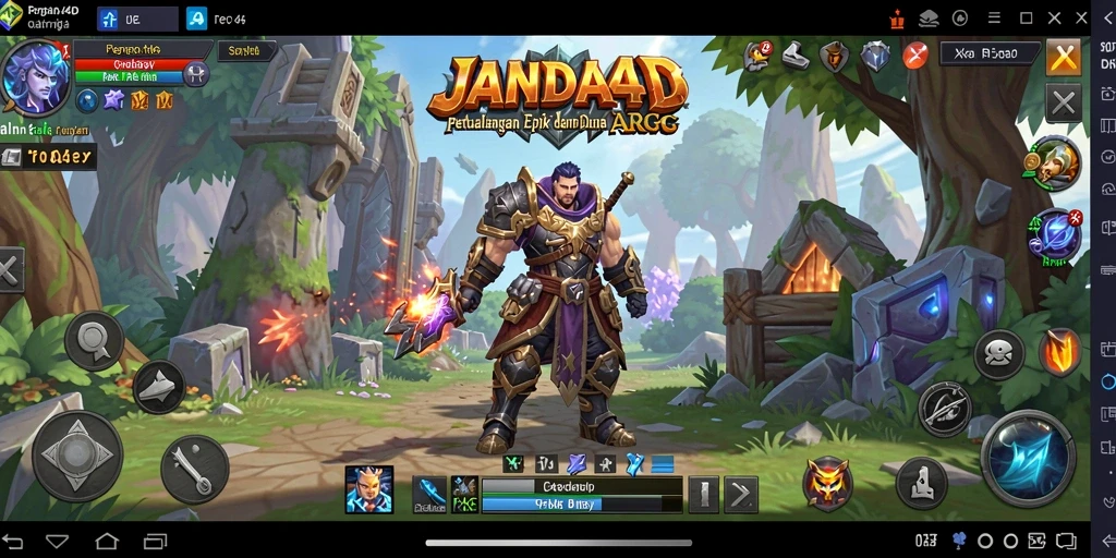 Gameplay menegangkan dan seru dalam JANDA4D