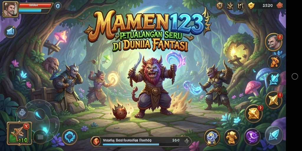 Tangkapan layar MAMEN123 menampilkan aksi seru dalam gameplay petualangan.