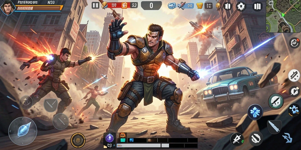 Tangkapan layar N32 menampilkan aksi mendebarkan di dunia game.