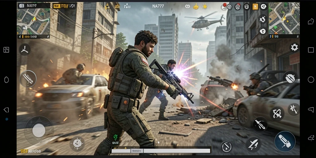 Tampilan gameplay NA777 yang mendebarkan dalam TPS.