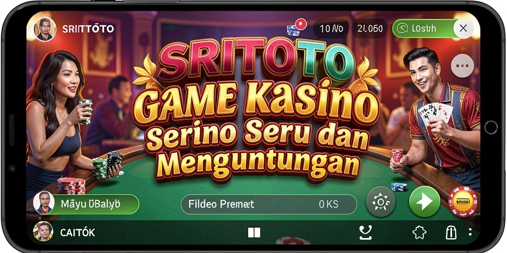 Tampilan screenshot SRITOTO yang menampilkan gameplay Kasino yang mendebarkan.